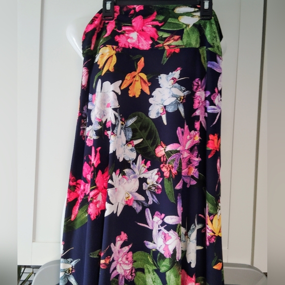 Gilli Tropical maxi skirt Sz-L - Picture 2 of 4